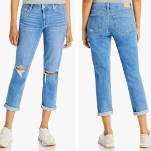 Paige Women's Brigitte‎ Cotton Jeans Ratatouille Destructed Size 29